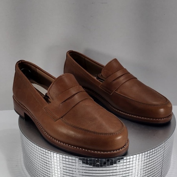 Adelante Classic Brown Leather Loafers size 9.5 brand new w/out box and tags main image 9